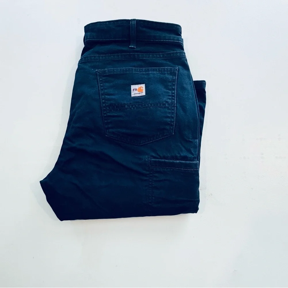 2/$45 CARHARTT FR Canvas Cargo Pants 32/30 - Picture 3 of 5